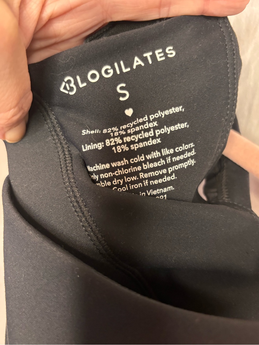 Blogilates Black Ruffle Strap Tank Top - Small - Picture 3 of 3